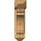 Ekena Millwork Olympic Arts and Crafts Rough Sawn Bracket w/ Offset Brace, Western Red Cedar, 6"W x 18"D x 22"H BKT0604X18X22OLY03RWR - alternate 3